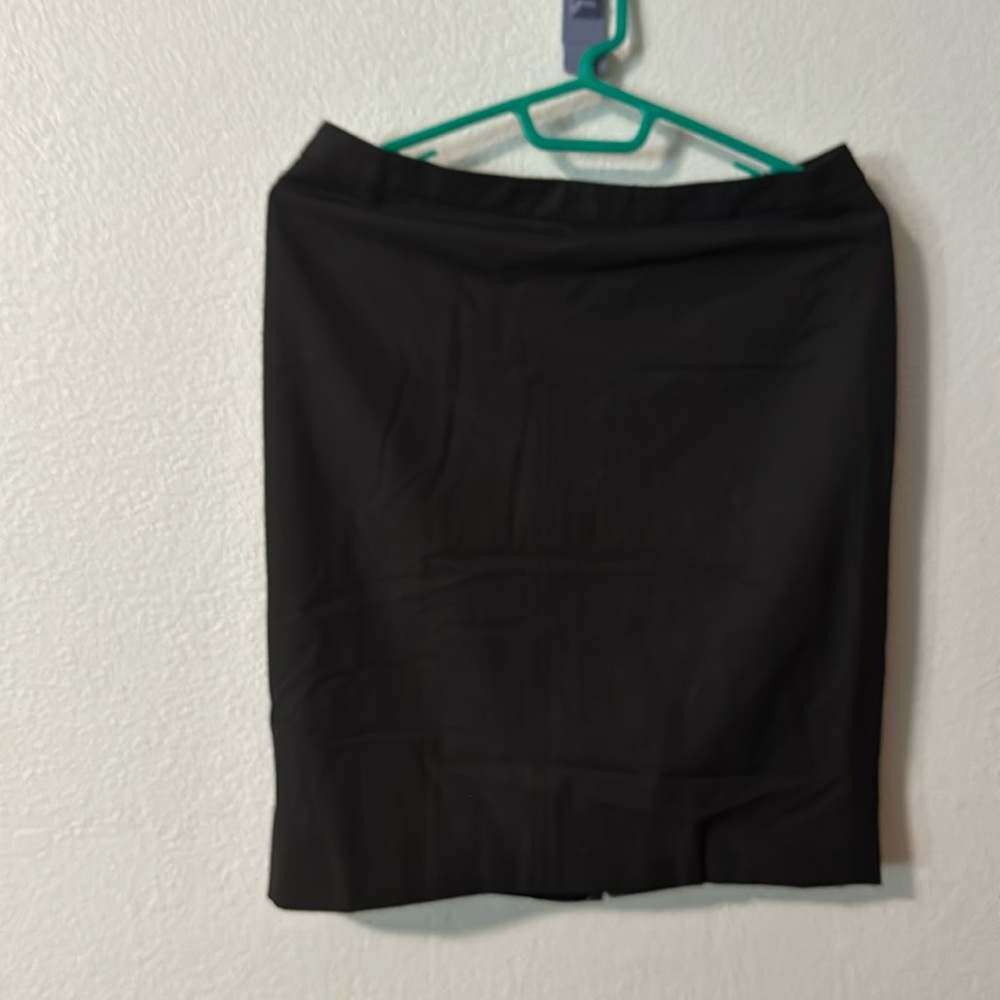 Black short skirt